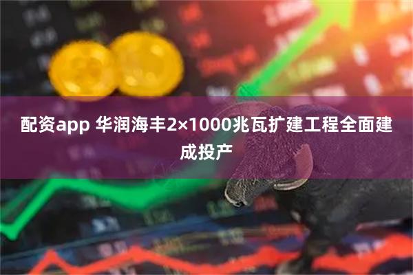 配资app 华润海丰2×1000兆瓦扩建工程全面建成投产